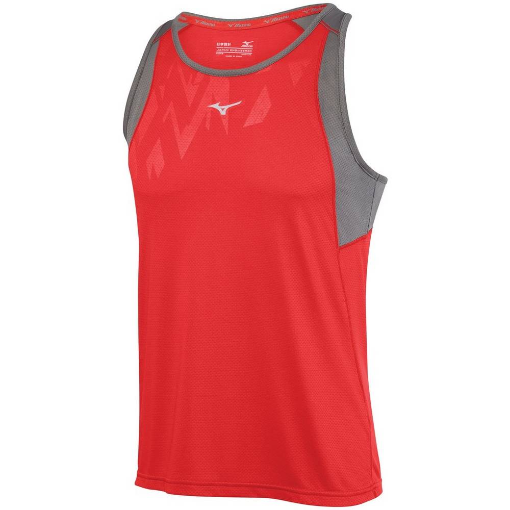 Canotta Mizuno Singlet Alpha Vent Uomo - Rosse - 20671-PRTS